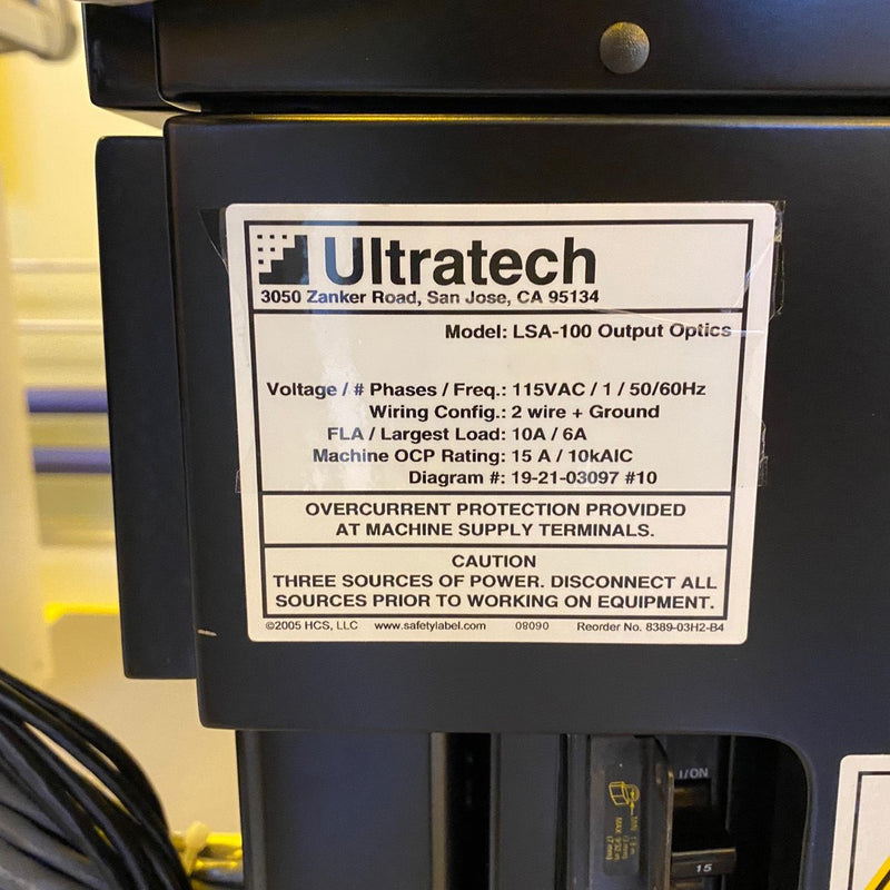 Ultratech LSA 100 A Wafer Stepper