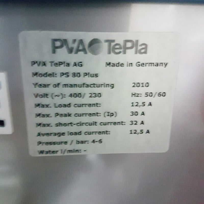 PVA TePla PS 80 Plus Plasma Cleaner