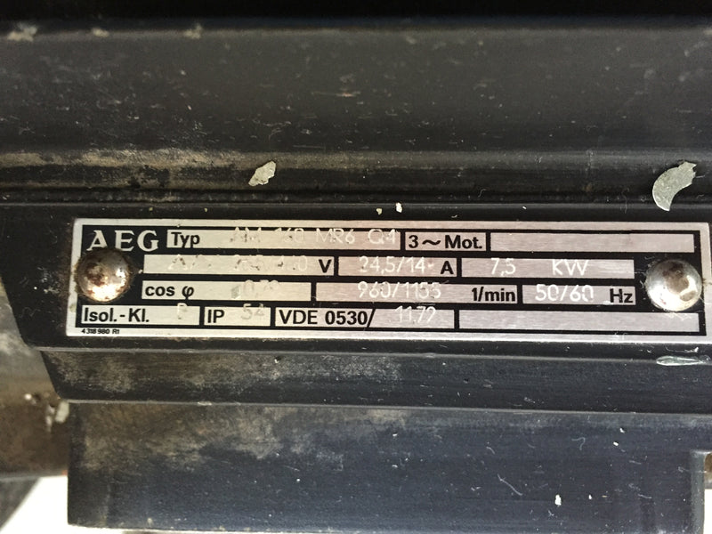 Pfeiffer Duo 250 A Dual Stage Vane Vacuum Pump