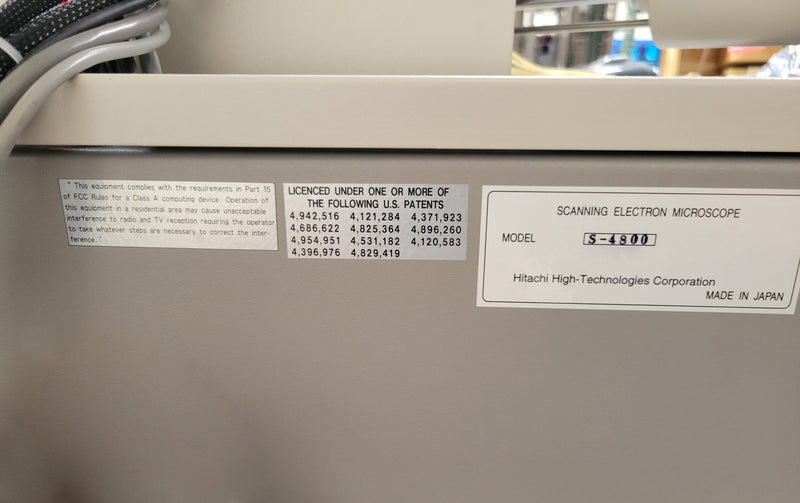 Hitachi S 4800 II SEM (Scanning Electron Microscope)
