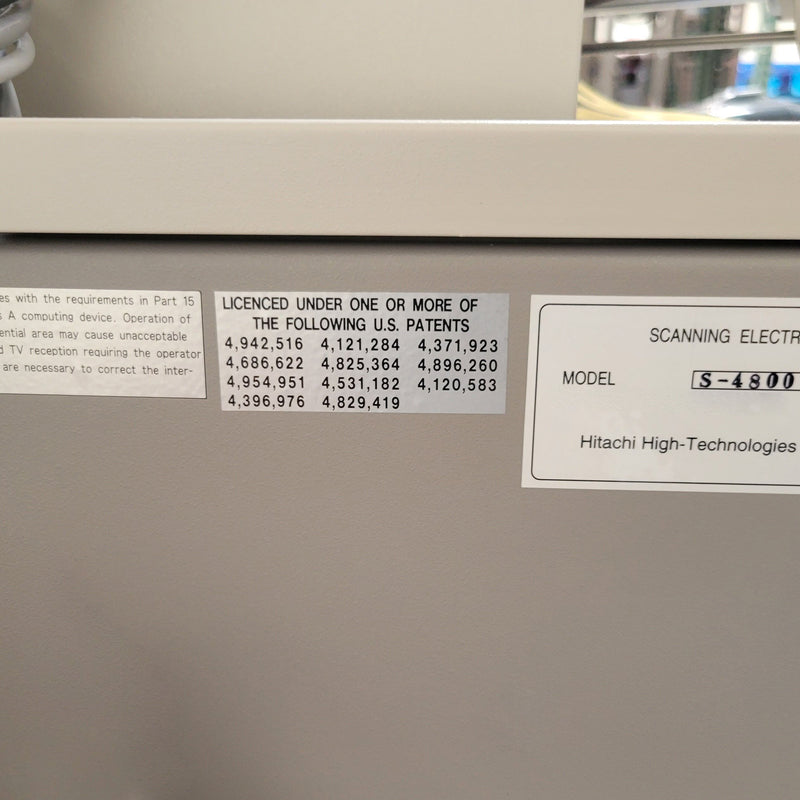 Hitachi S 4800 II SEM (Scanning Electron Microscope)