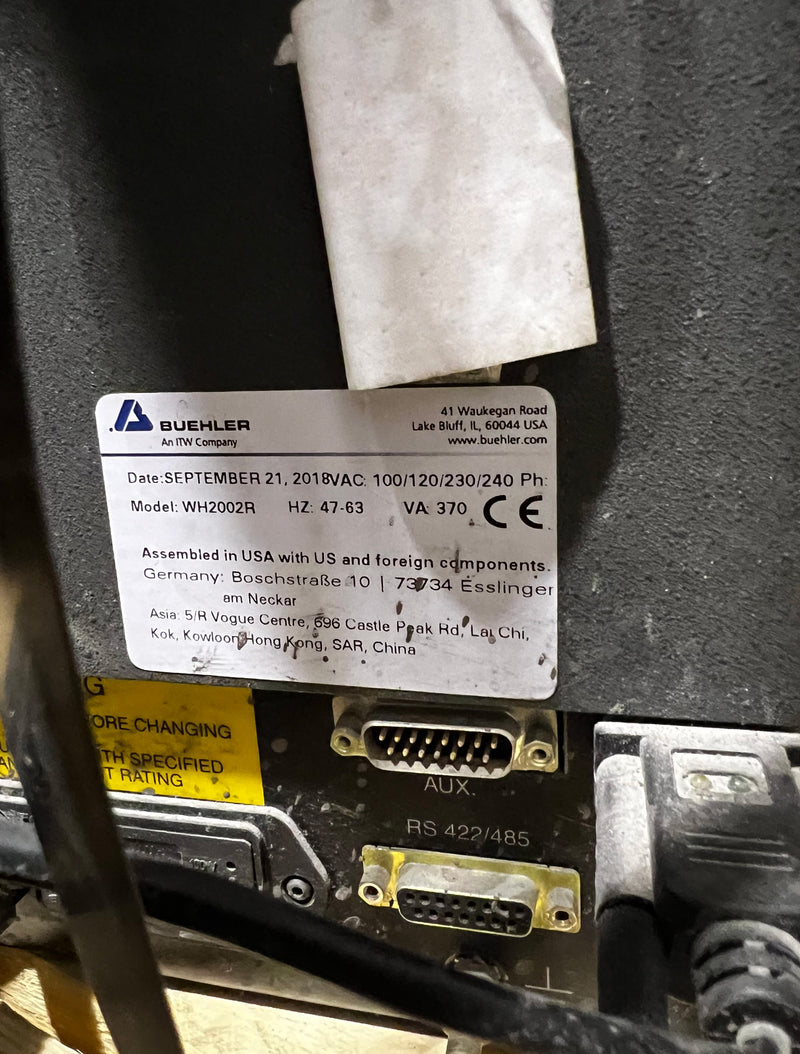 Wilson Hardness RB 2000 / WH 2002 R Hardness Tester