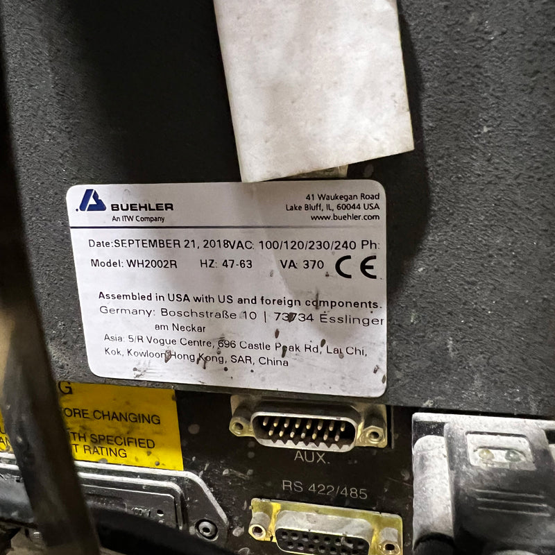 Wilson Hardness RB 2000 / WH 2002 R Hardness Tester