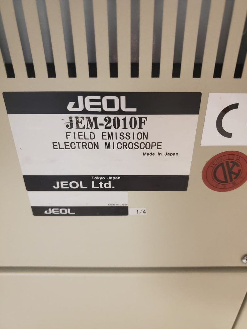 Jeol 2010 F Field Emission Electron Microscope