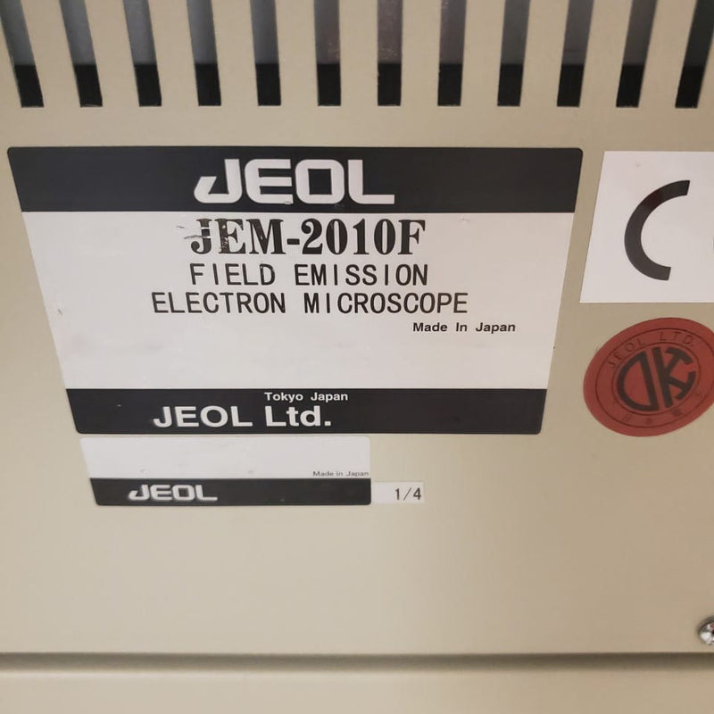 Jeol 2010 F Field Emission Electron Microscope