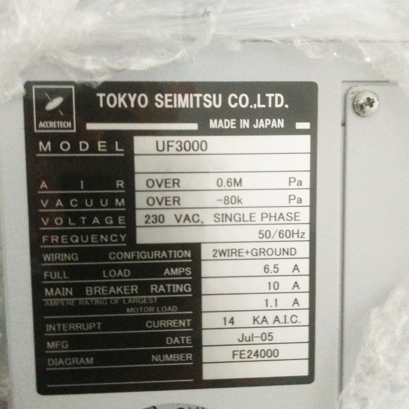 Accretech / TSK UF 3000 Automatic Wafer Prober