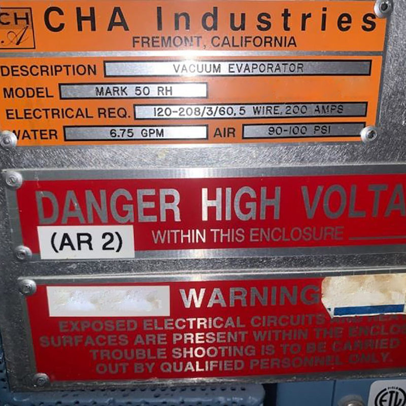 CHA Mark 50 E-Beam Evaporator