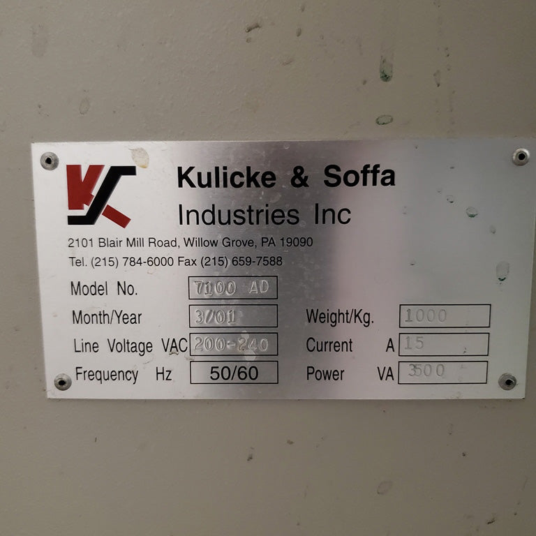 K&S 7100 AD Saw