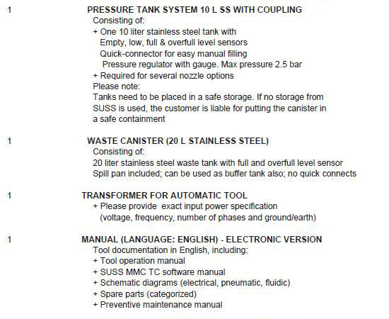 SUSS ACS 200 Gen 3 Coater / Developer