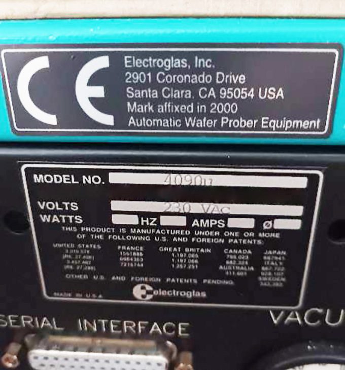 Electroglas 4090 FF Prober