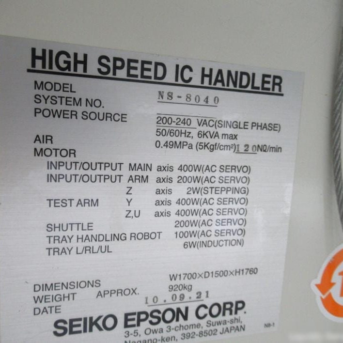Seiko / Epson NS 8040 Handler