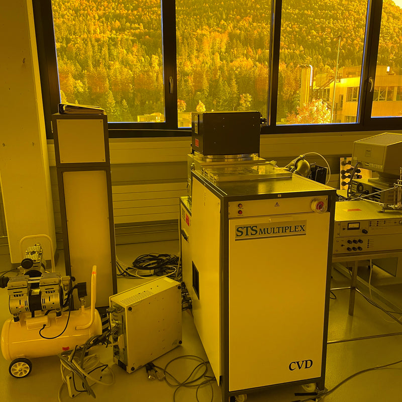 STS Multiplex ICP-DRIE (Inductively Coupled Plasma – Deep Reactive Ion Etcher)