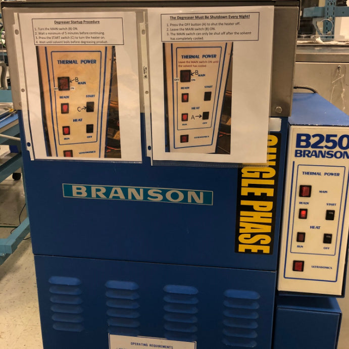 Branson B 250 Degreaser