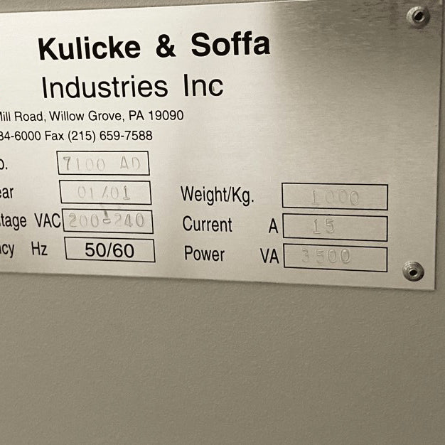 K&S 7100 Dicing Saw