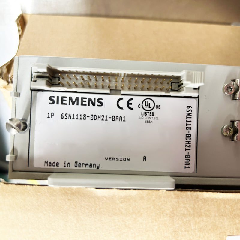 Siemens 6 SN 1118 0 DH 21 0 AA 1 ZX Axis Drive for QED Technologies Q22Y