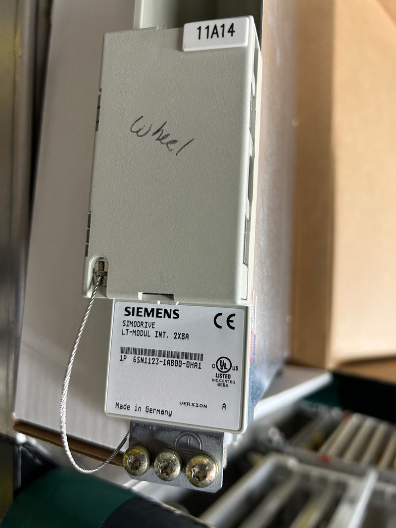 Siemens Simodrive LT Modul 6 SN 1123 1 AB 00 0 HA 1 Drive for QED Technologies Q22Y