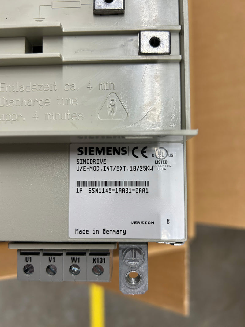 Siemens Simodrive 6 SN 1145-1 AA 01-0 AA 1 Drive for QED Technologies Q22Y
