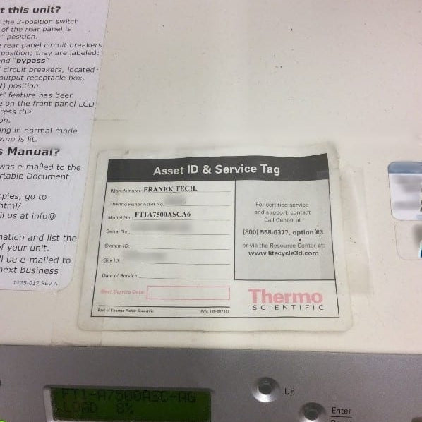 Agilent / Varian 7500 ICP-MS (Inductively Coupled Plasma - Mass Spectrometer)