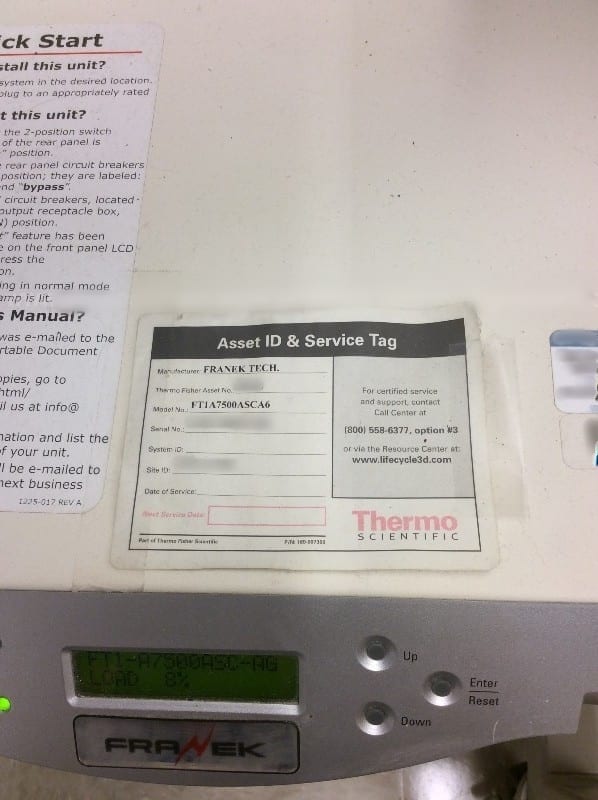 Agilent / Varian 7500 ICP-MS (Inductively Coupled Plasma - Mass Spectrometer)