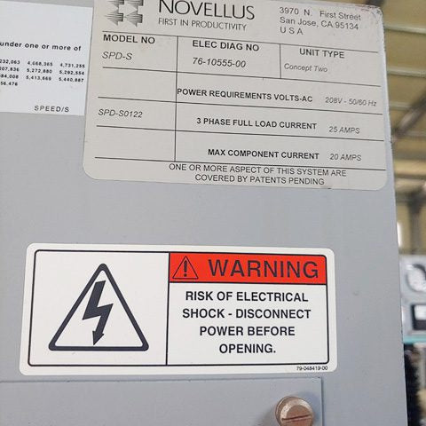 Lam / Novellus Concept Two Speed Chamber