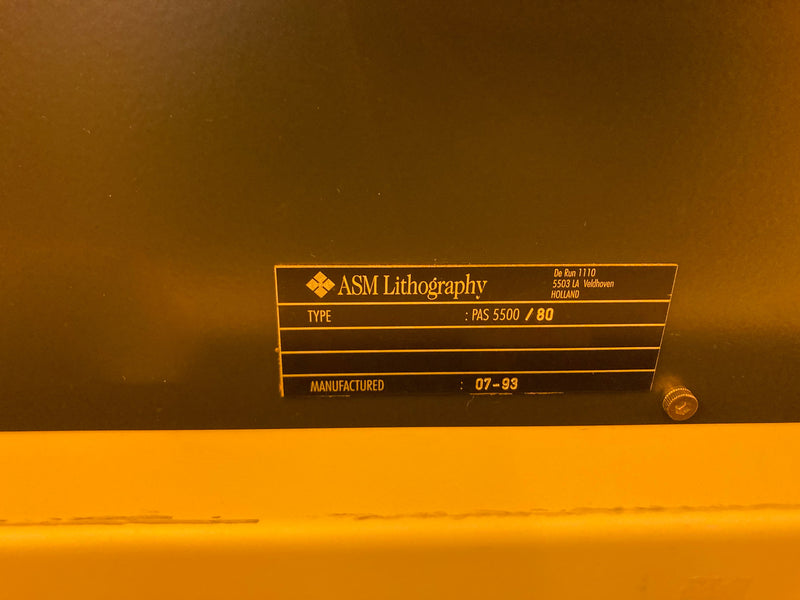 ASML PAS 5500 / 80 Stepper