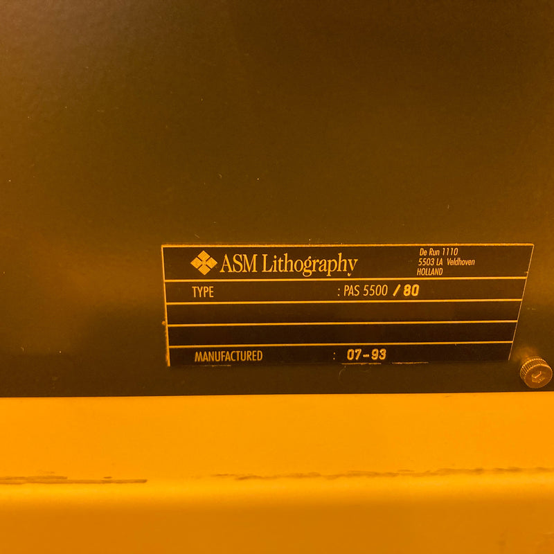 ASML PAS 5500 / 80 Stepper