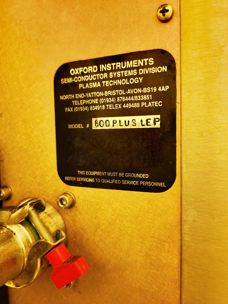 Oxford Plasmalab 800 Plus RIE (Reactive Ion Etcher)