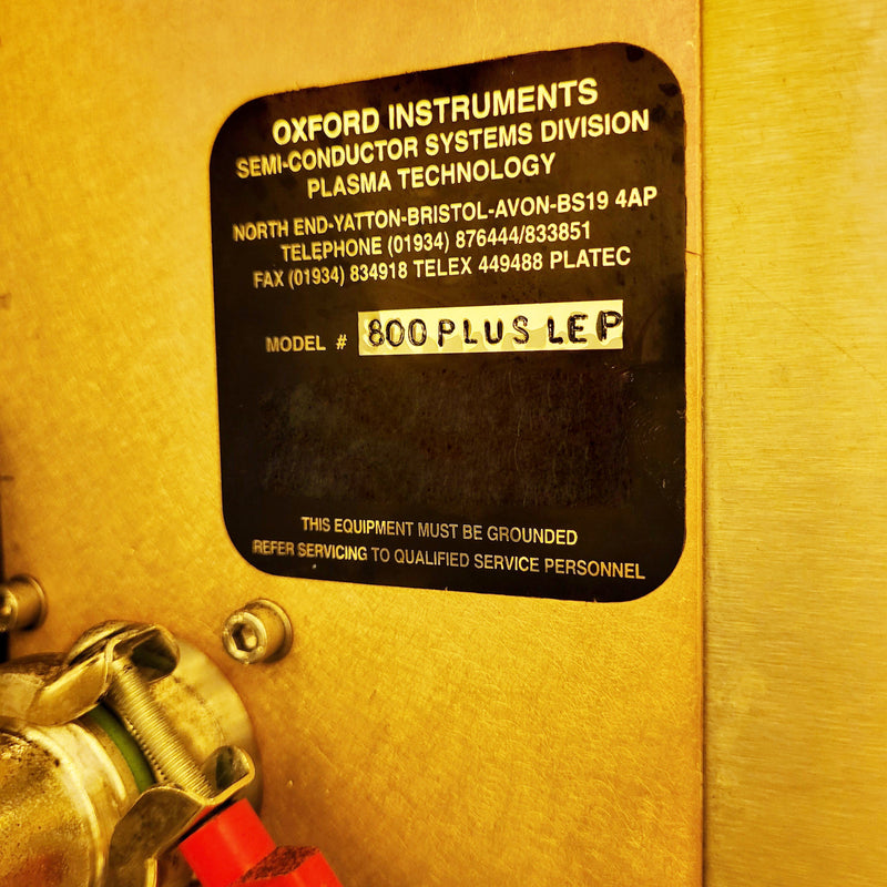 Oxford Plasmalab 800 Plus RIE (Reactive Ion Etcher)