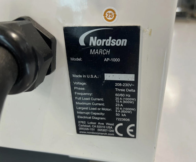 March AP 1000 Plasma System