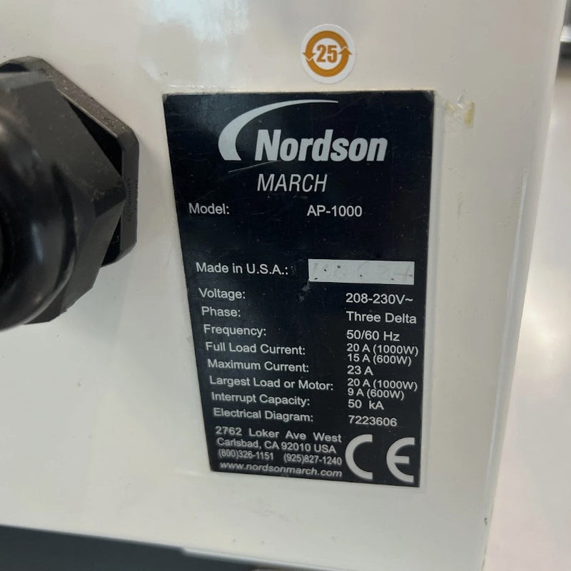 March AP 1000 Plasma System