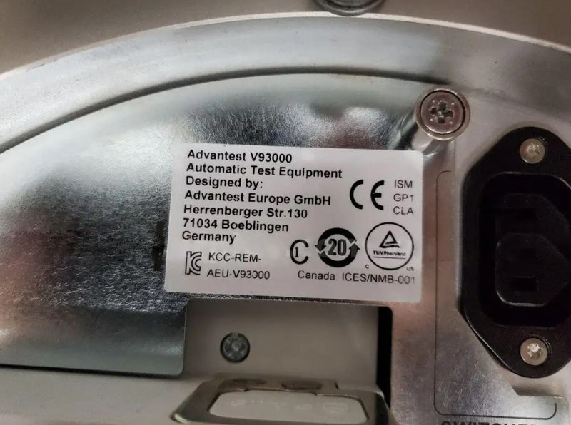 Advantest V 93000 C (2 CC) DUT Test Head