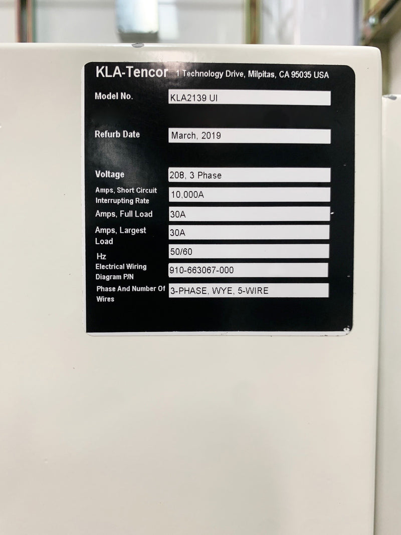 KLA 2139 Brightfield Inspection