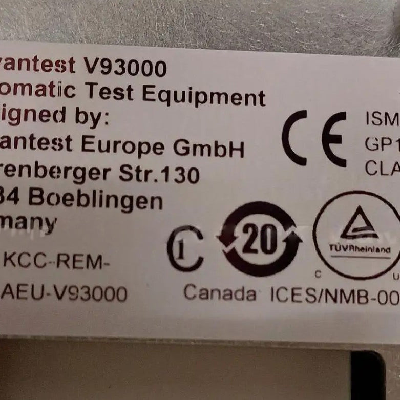 Advantest V 93000 C (2 CC) DUT Test Head