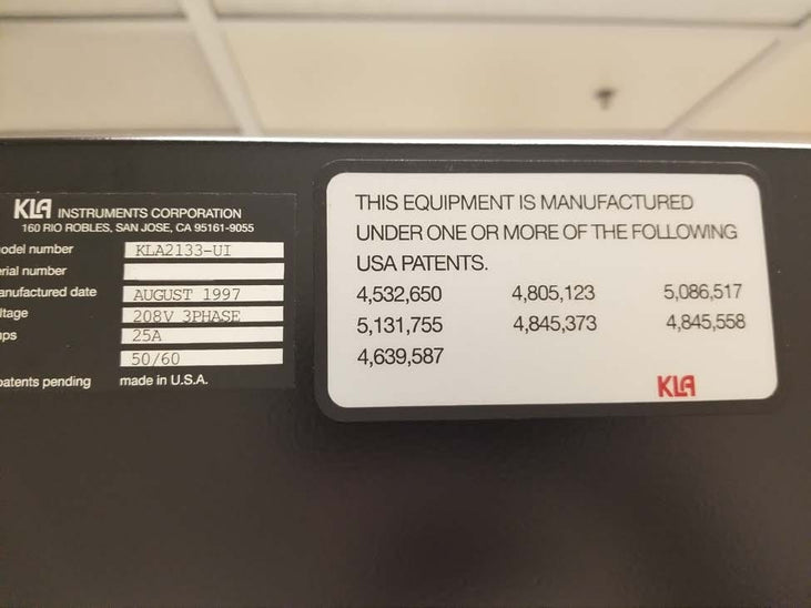 KLA 2133 Brightfield Inspection