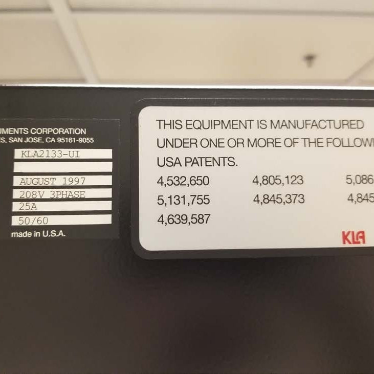 KLA 2133 Brightfield Inspection