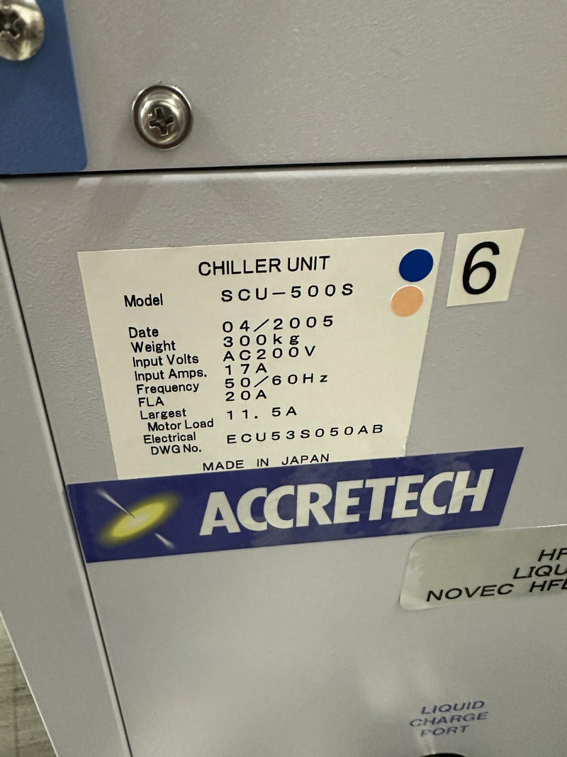 Accretech / TSK SCU 500 S Chiller
