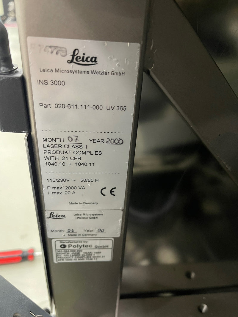 KLA / Leica INS 3000 Optical Inspection Station