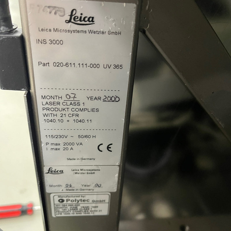 KLA / Leica INS 3000 Optical Inspection Station