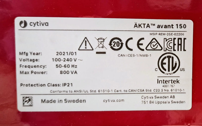 Cytiva AKTA Avant 150 Chromatography System