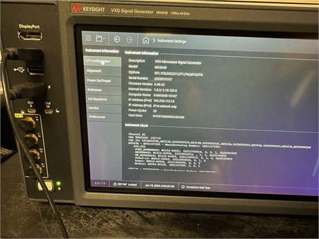 Keysight M 9384 B VXG Microwave Signal Generator