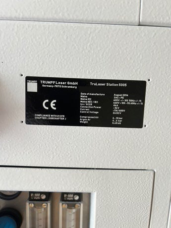 Trumpf TruLaser Station 5005 Pulsed Welding System