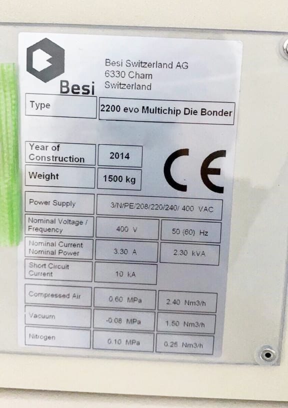 Besi / Datacon 2200 EVO Die Bonder