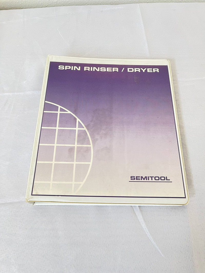 Semitool 240 S-3-1-E-ML SRD (Spin Rinse Dryer)