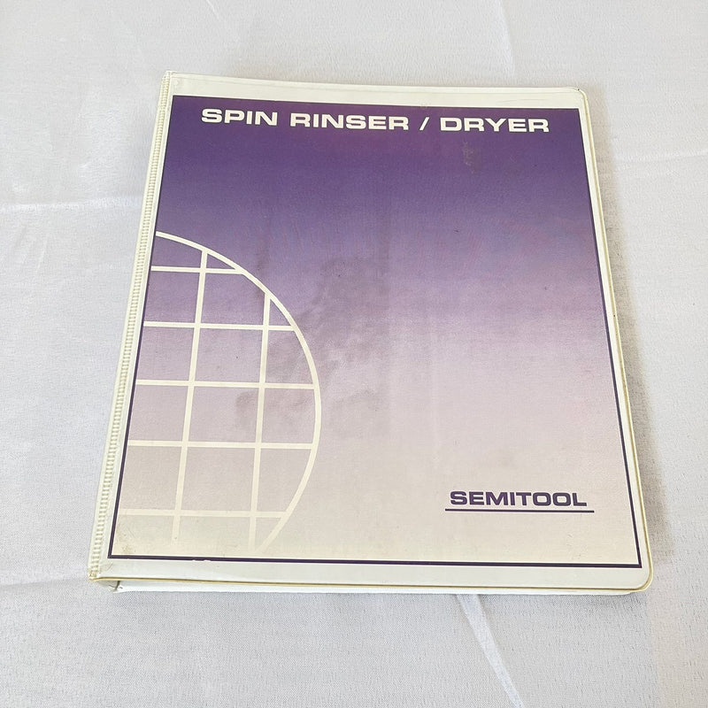 Semitool 240 S-3-1-E-ML SRD (Spin Rinse Dryer)