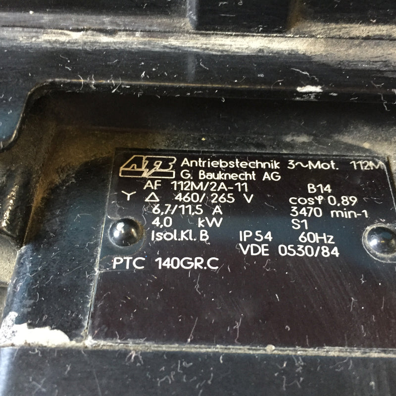 Pfeiffer Duo 250 A Dual Stage Vane Vacuum Pump