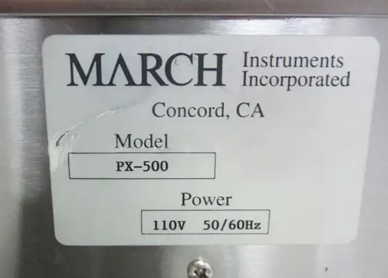 March PX 500 Plasma Treatment System