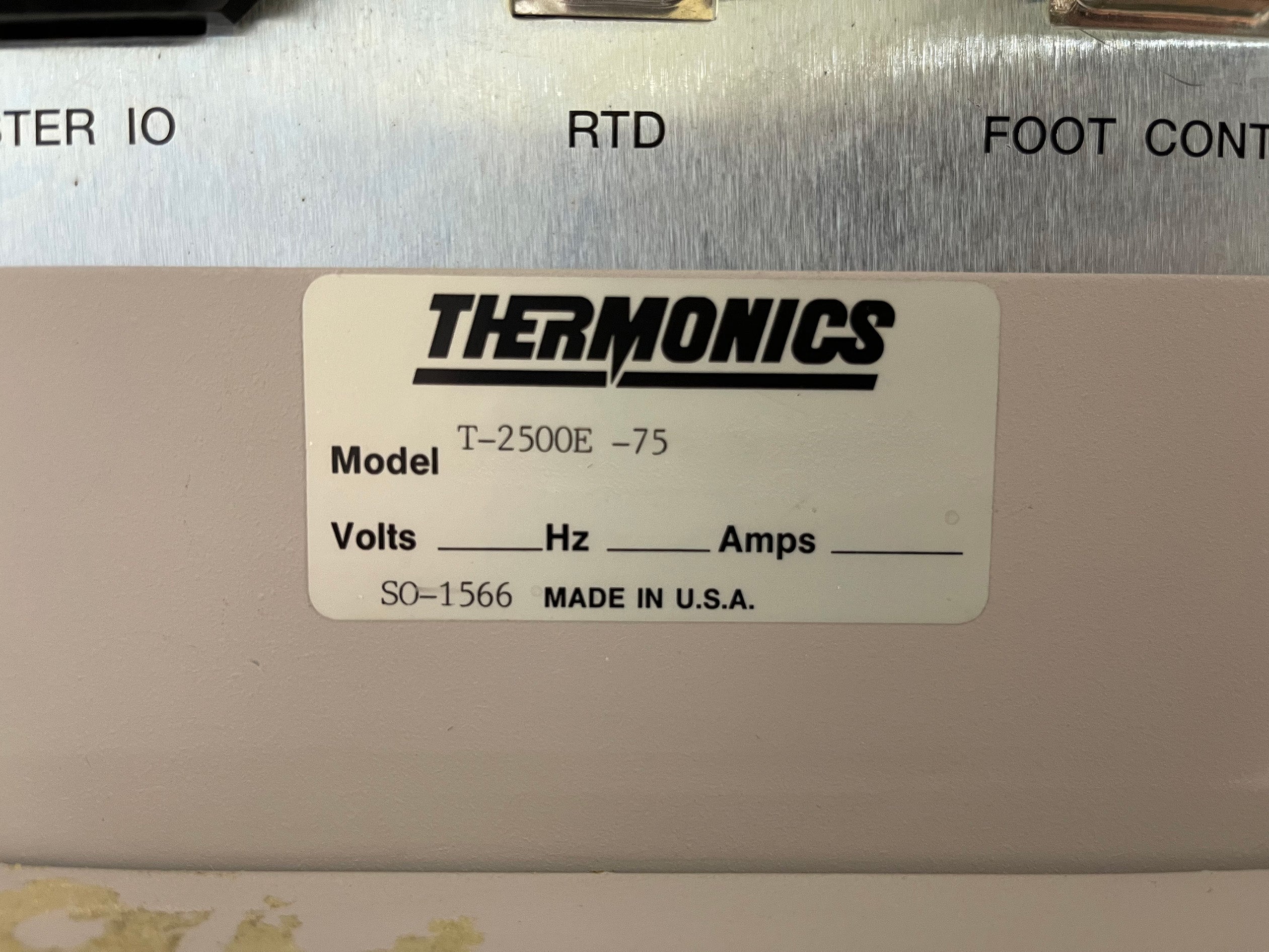 Thermonics T 2500 E Precision Temperature Forcing System – Bridge