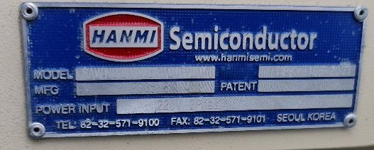 Hanmi 3500 D Singulator