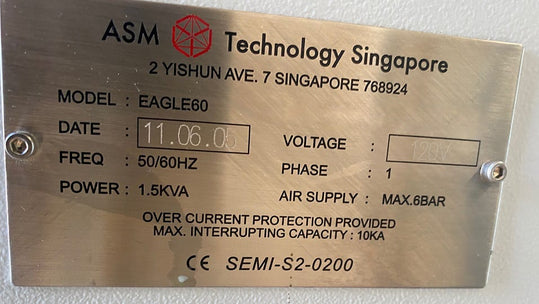 ASM Eagle 60 Wire Bonder