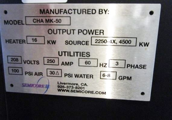 CHA Mark 50 E-Beam Evaporator